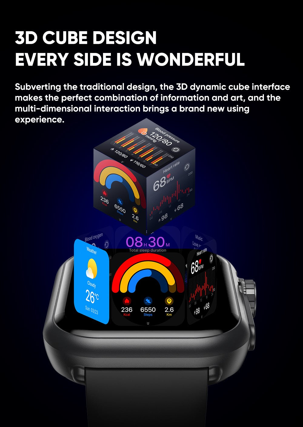 2025 Novo Relógio Inteligente Esportivo da Moda Masculino Feminino Tela Sensível ao Toque Total AMOLED HD de 1,85 Polegadas IP68 À Prova D'Água Smartwatches com Chamada Bluetooth