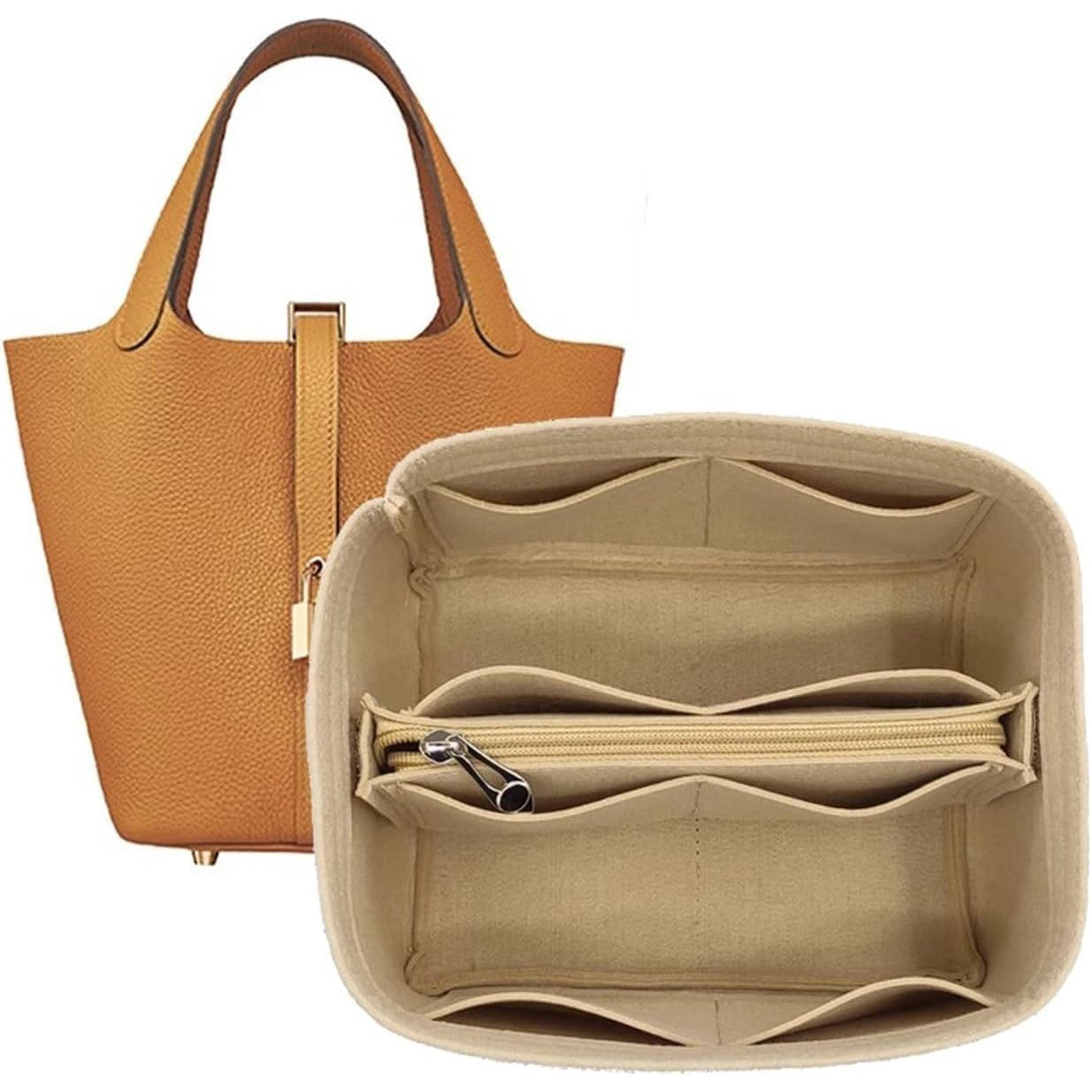 Bag Organizer Liner Storage Bag Bag Storage Insert Portable Makeup Bag for Hermes Picotin18/22