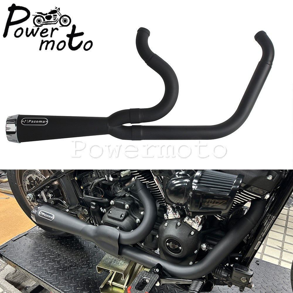 Motorbike Exhaust Pipes Exhaust Baffle Muffler For Harley M8 Softail Low Rider S T Fat Street Bob Standard Slim Deluxe 2018-2025
