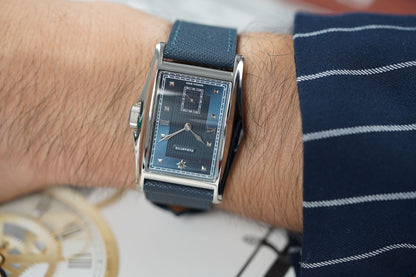 FARASUTE Creative Manual Square Customized Mechanical Movement Watch Men Luxury Sapphire Glass Small Second Wristwatches reloj