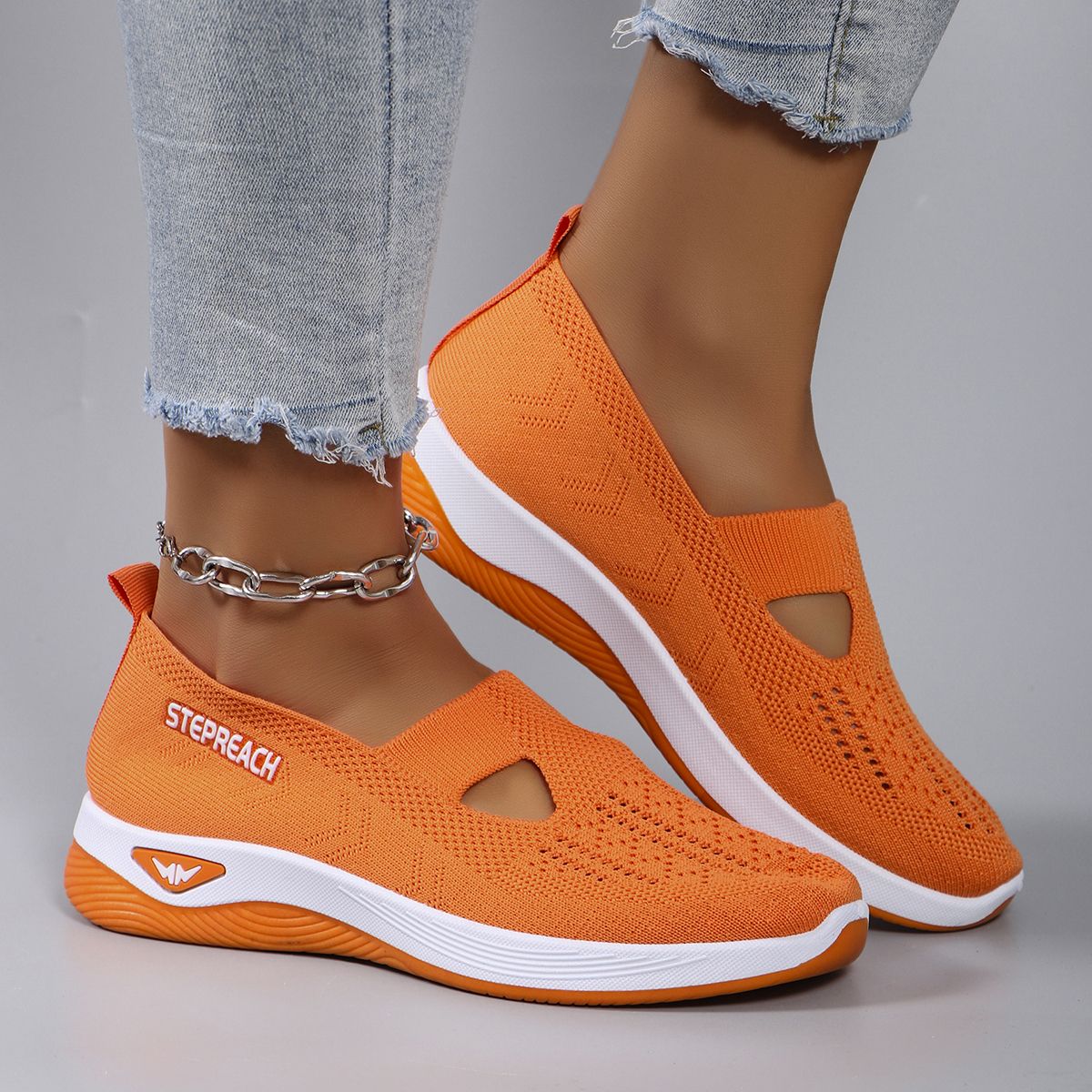 Women's summer breathable mesh flat shoes women's shoes casual sneakers shoes, clearance free shipping