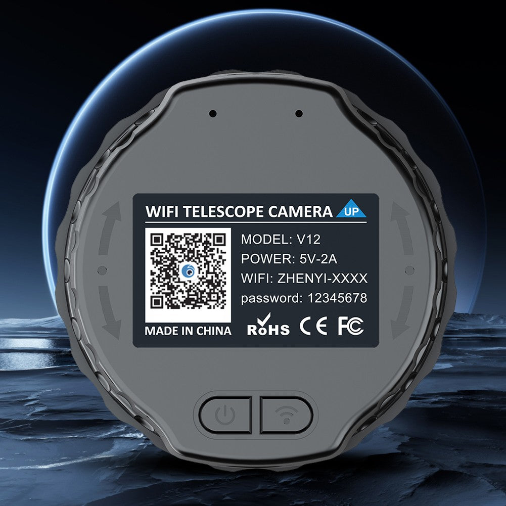 Ocular Eletrônica HD Wi-Fi de 4 Milhões de Pixels para Telescópio Óptico de 25mm-50mm e Câmera de Ocular Eletrônica de Microscópio