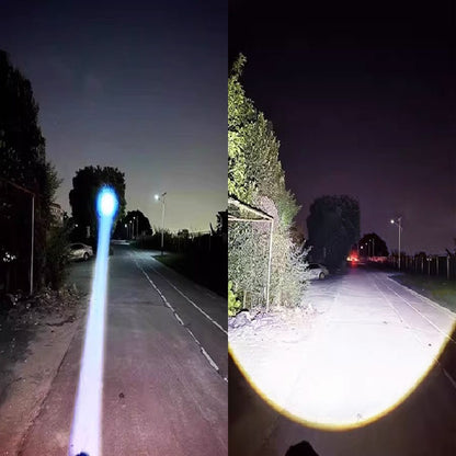 60000000LM Most Powerful Led Flashlight 3500M Long Range Torch High Power Led Flashlights Rechargeable Strong Tactical Lantern