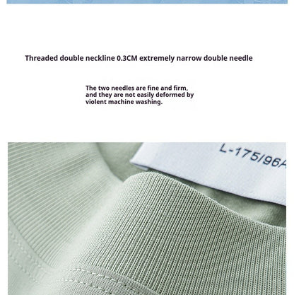 64% Cotton 25% Bamboo Fiber Cool T Shirt Men Short Sleeve Summer Tops For Men Round Neck Skin Friendly Solid Color Male Clothes