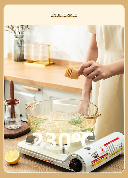 Silicone Oil Brush Temperature Resistant Oil Bottle Baking Pancake Barbecue Cooking Olive Oil BBQ Grilling Kitchen Gadget