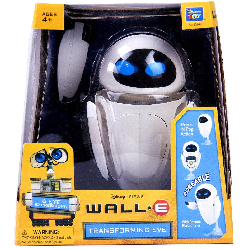 Pixar Wall·E Articulações Transformáveis Wall.E Eve Bonecos de Ação Ornamento de Mesa Boneca Transformável Modelo Brinquedo Menino Presente Colecionável