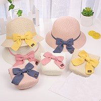 Chapéu Feminino Dobrável de Palha de Verão para Praia, Viseiras de Viagem, Proteção Facial Feminina, Boné Balde com Proteção UV, Chapéu de Sol Panamá para Meninas, Atacado