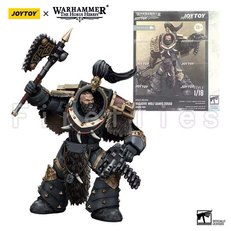 1/18 JOYTOY Action Figure 40K The Horus Heresy Space Wolves Figures And Mechas Logan Ghostwolf Anime Model Toy