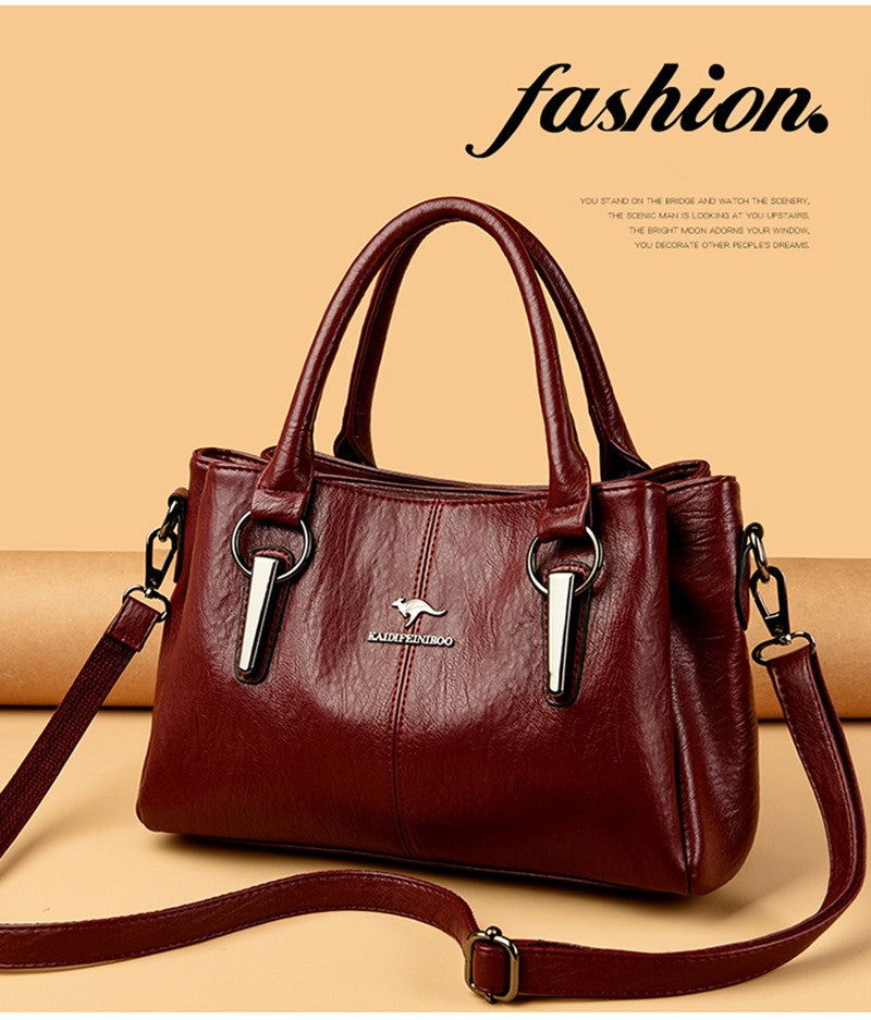 High Quality Cow Leather Ladies Handbags Fashion Luxury Female Messenger Tote Bags Women Genuine Leather Shoulder Crossbody Sac