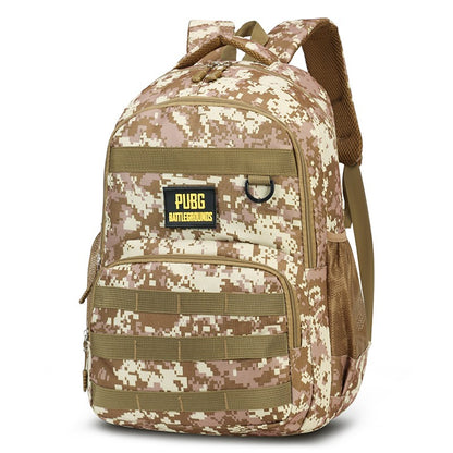 Camouflage large-capacity backpack - zipper closure, hiking, traveling, outdoor adventure backpack