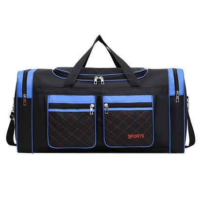 Men Nylon Travel Duffel Bag Large Capacity Handbag Portable Outdoor Carry Luggage Convenient Practical Male's Weekend Gym Bag