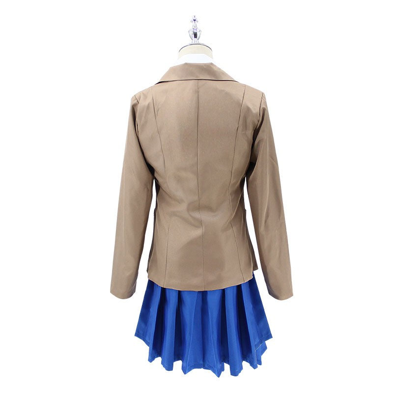 Heartbeat Literature Club Monica Cosplay Sayuri Natsuke Cosplay Costume Wig Set School Uniform Girls Female Clothing