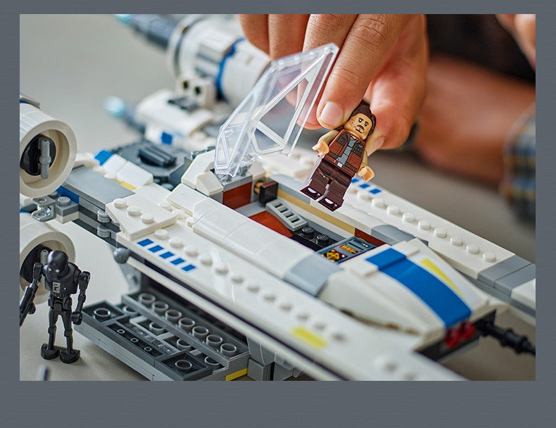 LEGO Building Blocks for Star Wars LG-75399U Wing Fighter, Boys' and Children's Toys, Birthday and Christmas Gifts