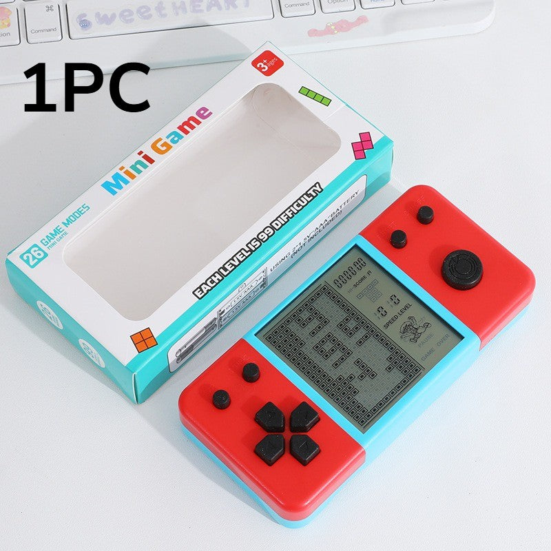 Pocket Tetris Handheld Game Console Retro Electronic Game Player Portable Stress Relief Toy