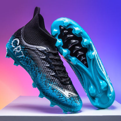 New Men Football Boots Sneakers High-top Non-Slip Futsal High-quality Soccer Shoes Cleats Grass Match Indoor Hot-selling FG/TF