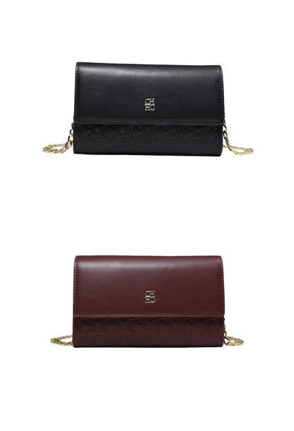 CH Exquisite Craftsmanship Women's Crossbody Bag Light Luxury Design Chain Bag Letter Elements Color Blocked Women's Chain Bag