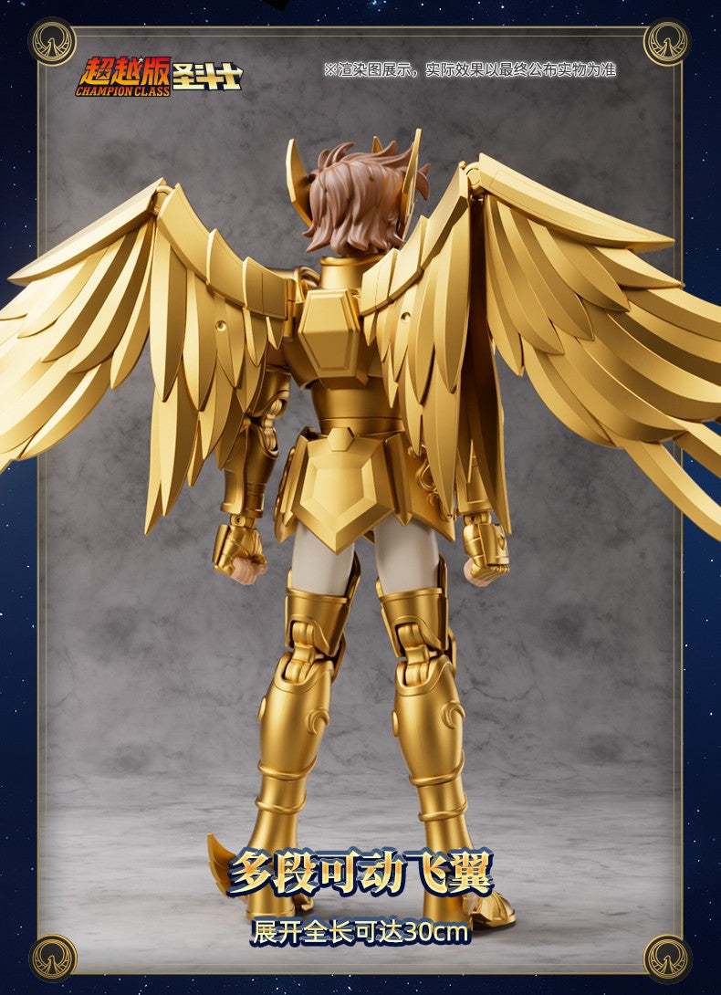 Novo Genuíno BLOKEES Gold Saint Seiya Sagitário Seiya Pégaso Aiolos Tenma Pégaso Action Figure Brinquedo Montar Figura Brinquedo Presente