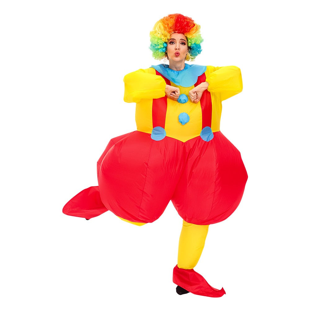 Hot Adult Blue Purple Ballet Dress Inflatable Costume Suit Anime Carnival Purim Halloween Party Cosplay Costume for Man Woman
