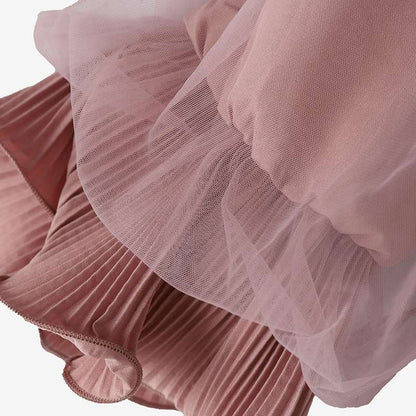 ZANZEA Women Elegant Party Blouse Chic Mesh Ruffle 3/4 Sleeve Tops 2025 Autumn Designer Stand Collar Shirts Korean Loose Tunics