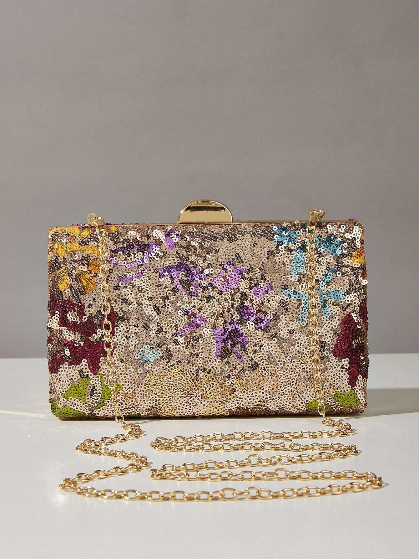 Women's Bag Trend 2025 New Chinese Style Embroidery Glitter Sequins Evening Bag Luxury Designer Clutch Bag Wedding Banquet Dress