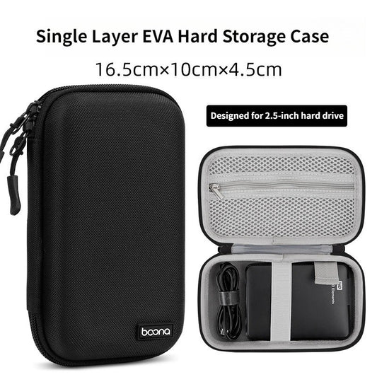 Hot Sale Waterproof Hard Shell Digital Gadgets Storage Bag Travel Organizer for Electronics Accessories HDD Earphone Storage Box
