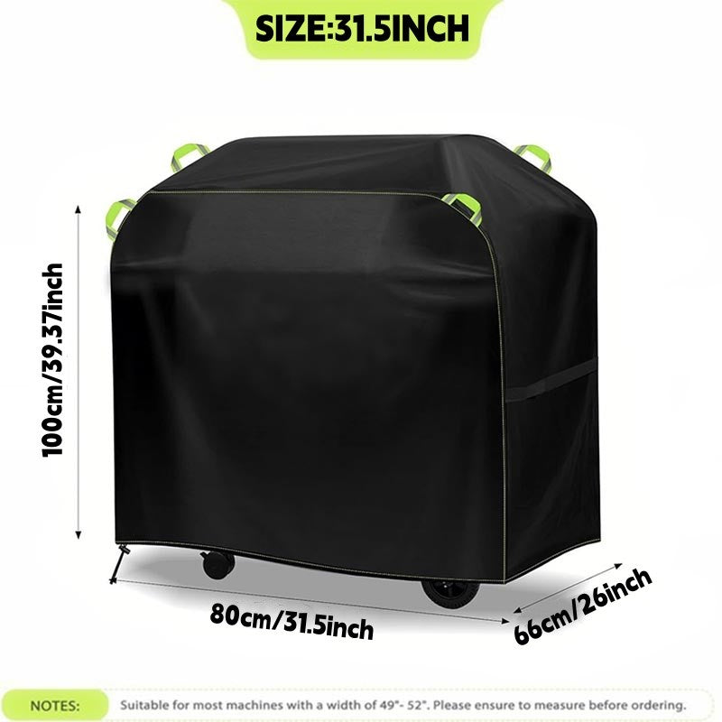 420D Rainproof Outdoor BBQ Cover,Gas Dustproof Oxford Tent Barbecue Cover Waterproof Strips Grill Rack Protective Oven Hood