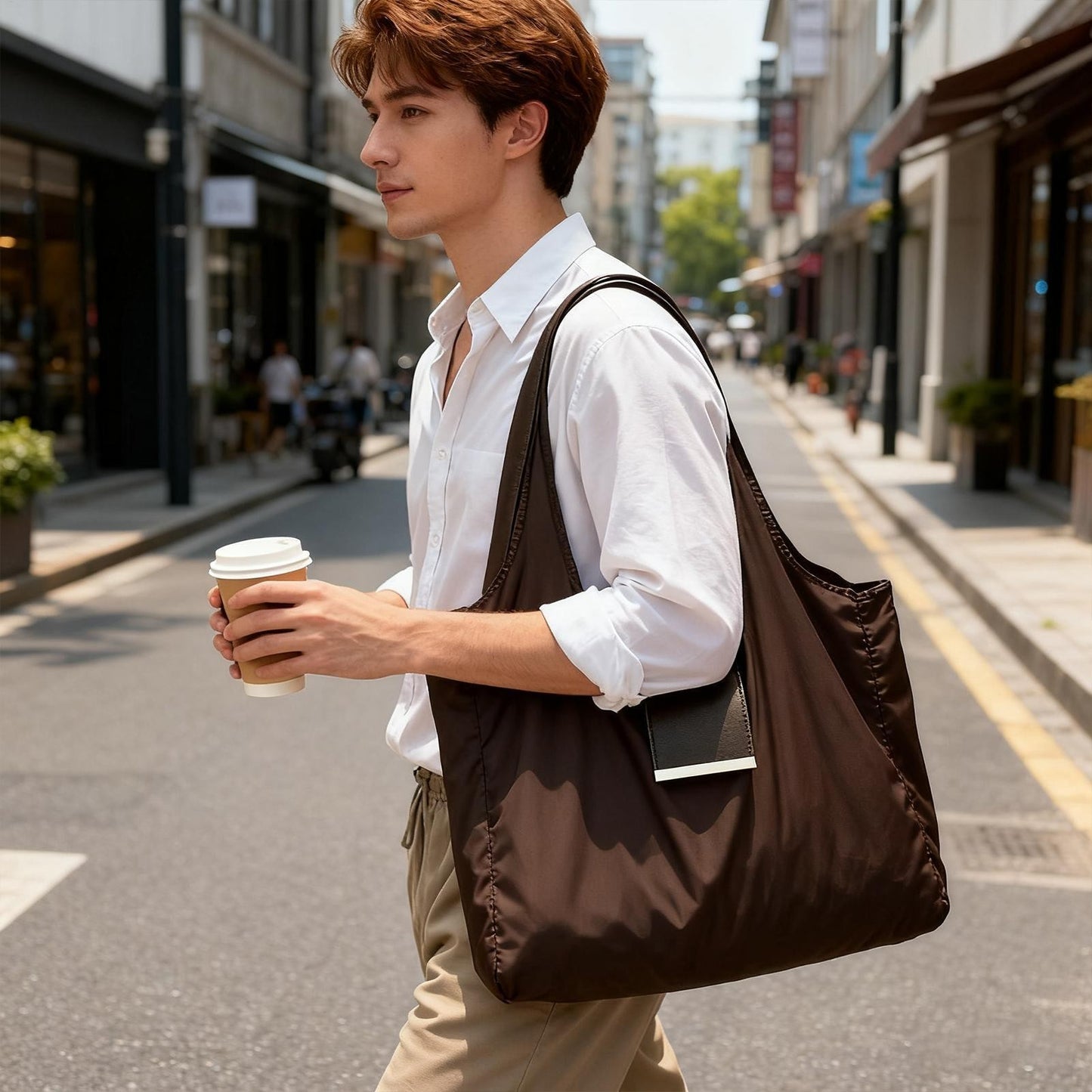 Tote Bag Handbag Organizer with Keychain Wallet Purse Large Tote Bag for Travel Beach Shopping Birthday Gym Christmas