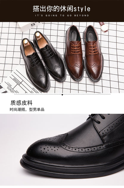 High Quality Men's Dress Shoes Classic Formal Oxford Leather Shoes Men Casual Brogues Business Shoes Man Loafers
