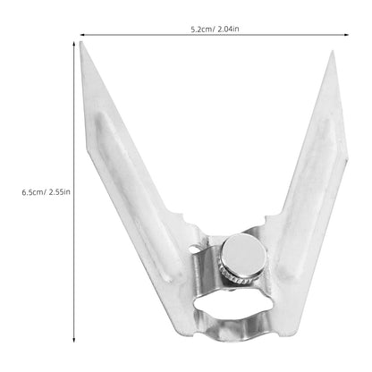 2Pcs Rotisserie Spit Stainless Steel BBQ Forks Kitchen Gadget Roasting Tools Chicken Grills Meat Forks Cooking Accessories