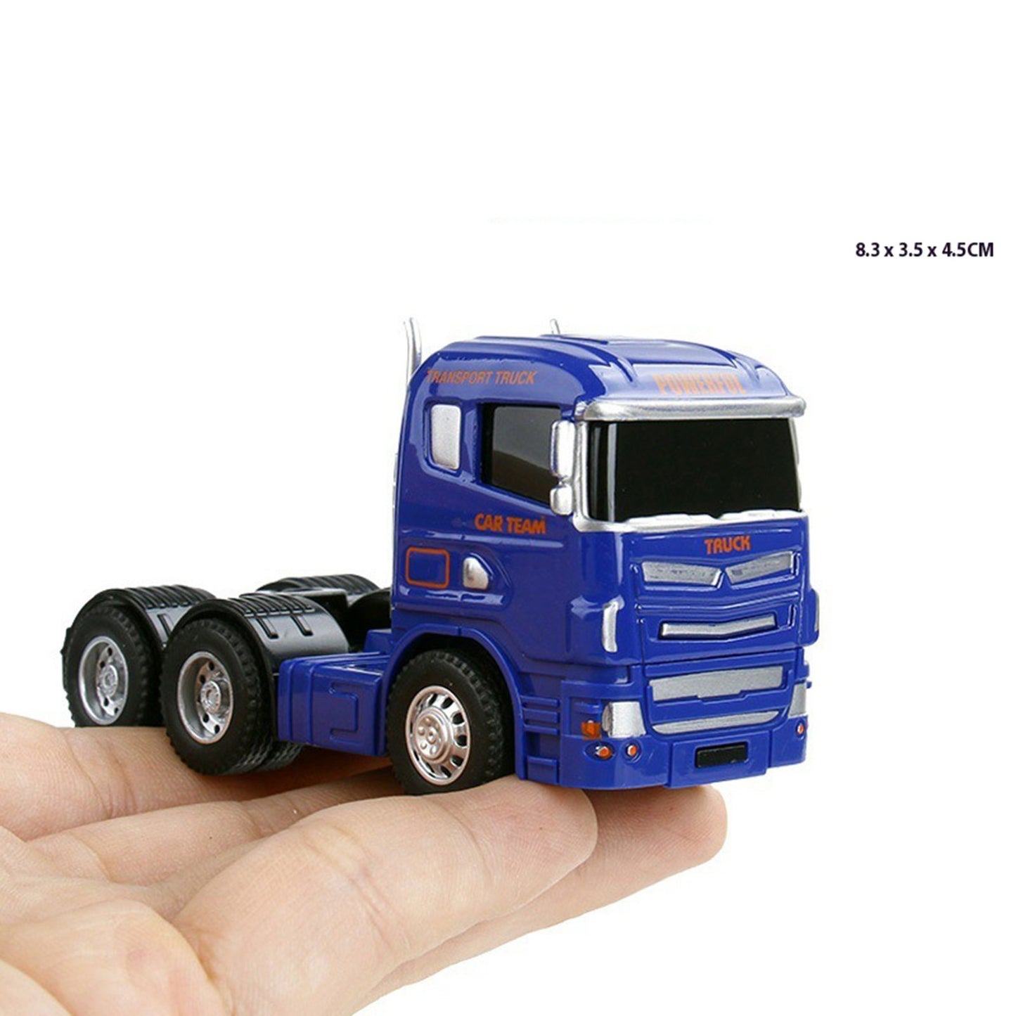 Minicaminhão de Reboque de Contêiner 1:64 Brinquedo Modelo de Liga Série de Carros Diecast com Veículos de Metal de Fricção Modelo Clássico Presente Infantil