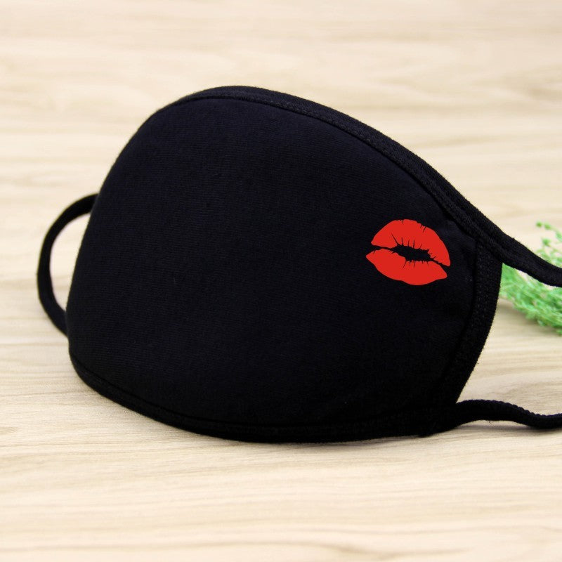 1PCS Unisex Black Cotton Mouth Mask Reusable Mask Dustproof Washable Face Mask Anime Masks For Cycling Camp Mascarillas