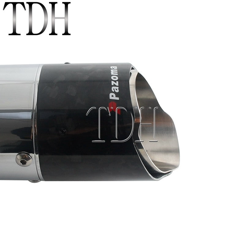 Motorcycle Exhaust System Carbon Fiber Muffler Pipe For Harley Street Road Glide ST FLTRXST FLHXST FLHX PAZOMA Exhaust Mufflers