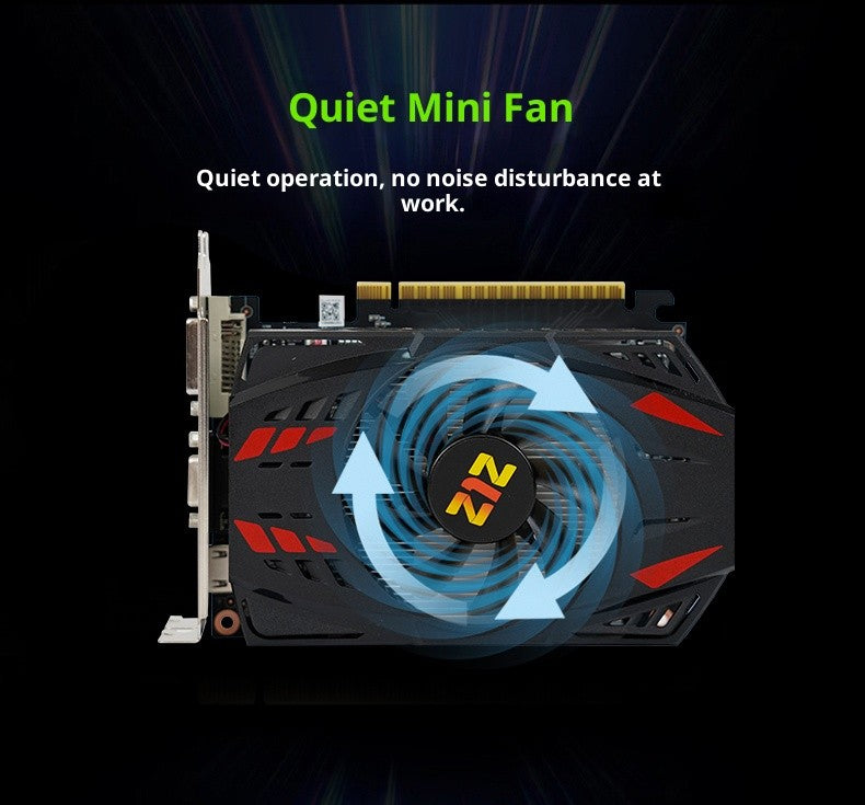 Memória de 128 bits, alta velocidade de 5000MHz para escritório fluido e vídeo HD SEJISHI NVIDIA GeForce GT740 4GB GDDR5 Placa Gráfica
