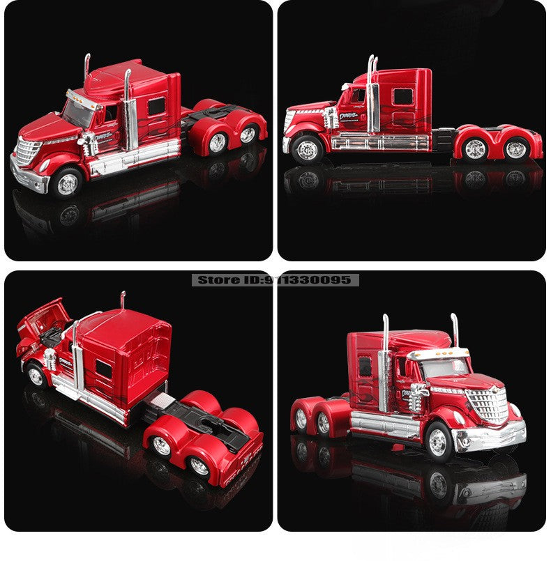 Maisto 1:64 Mercedes-Benz MACK Anthem Trailer modelo de simulação de carro modelo de carro de liga leve brinquedo de carro masculino presente de coleção