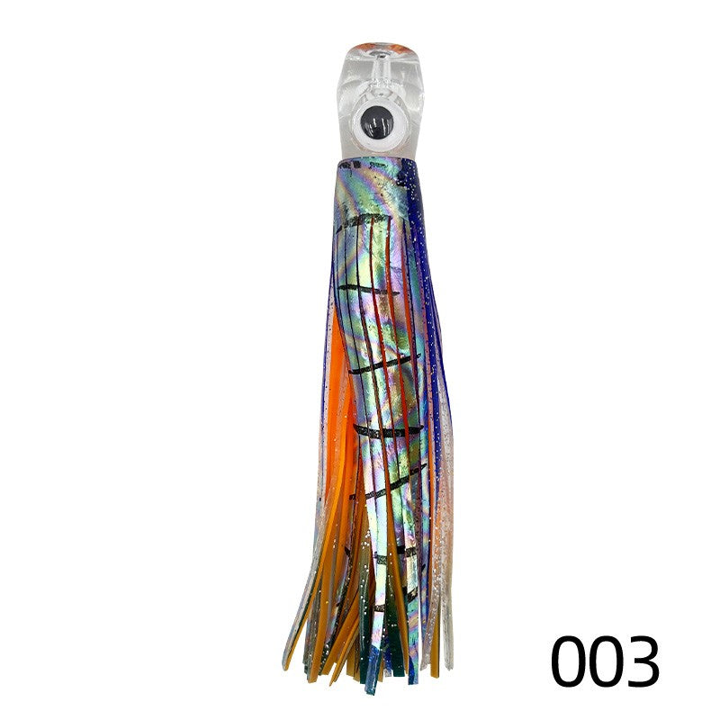 Iscas de saia de trolling de 16cm/25cm para marlin, atum, dourado, pesca em alto mar, polvo macio de acrílico, isca de resina para pesca em alto mar