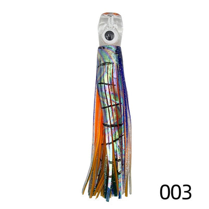 Iscas de saia de trolling de 16cm/25cm para marlin, atum, dourado, pesca em alto mar, polvo macio de acrílico, isca de resina para pesca em alto mar