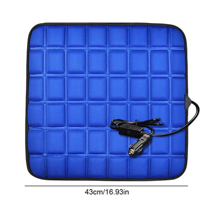 12V Car Seat Heated Cover 3 Gear Adjustable Temperature Universal Car Seat Heater 5V USB Heated Winter Car Seat Heating Pad