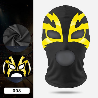 Boxing Mask Wrestling Mask Elastic Milk Silk Mask Lycra Fabric Print Halloween Party Dress Up Costume Party Mask