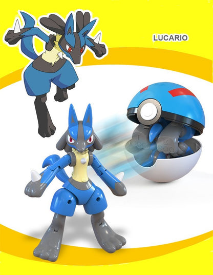 Pokémon Genuíno Pokébola Transformar Charizard Bulbasaur Gengar Dragonite Bonecos de Brinquedo Anime Snorlax Lapras Lucario Modelo de Bonecos