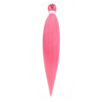 Cabelo Sintético Trançado Pré-esticado Profissional Sem Coceira Fibra Que Sela Em Água Quente 30'' Ombre Textura Yaki Extensões de Cabelo para Trança