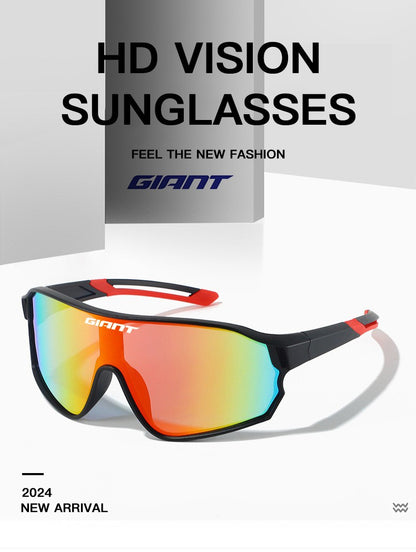 Óculos de Ciclismo Top Seller GIANT UV400 Anti-embaciamento Lentes REVO Nitidez HD Certificação CE/ANSI Design Cateye Bicicleta de Montanha/Estrada para homem e mulher