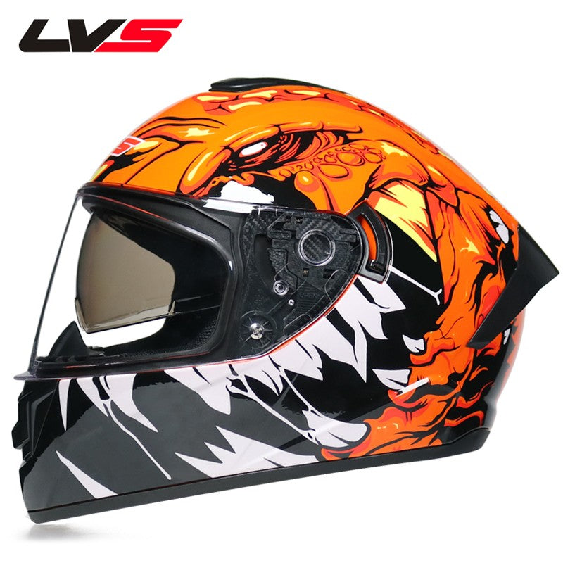 Links especiais para lentes! Viseira de capacete facial completo para capacete de motocicleta LVS-700 LVS-701