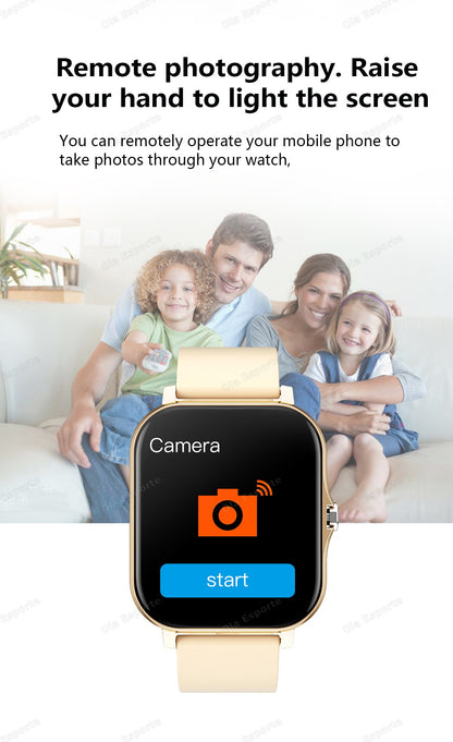 2025 Smart Watch 2.01 Inch HD Display Bluetooth Call Message Preview Sport Modes DIY Dial Weather Forecast Watches For Men Women