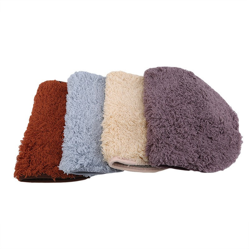1Pc Microfiber Bathroom Comfortable Bath Pad Anti Slip Mat Bathtub Room Living Room Door Stairs Bathroom Foot Floor Mats 50*30cm