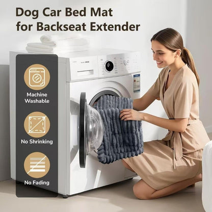 Nova Cama/Cobertor para Animais de Estimação de Encosto de Banco, Multiuso, Durável e de Alta Qualidade, Cama Grossa Xadrez Respirável para Cães, Capa de Assento de Carro para Cães Lavável
