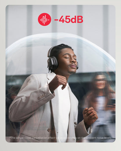Baseus ANC Wireless Headphone Hi-Res LDAC Headset Bluetooth 5.4 BISA Pro Spatial Audio 50mm Driver Overhead Earphone Bowie 30Max