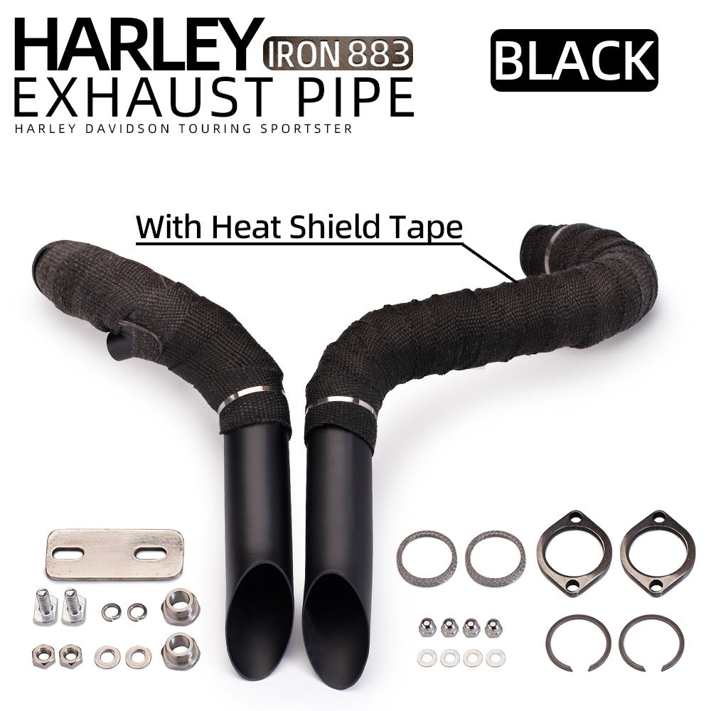 Motorcycle Exhaust Pipe Custom Forward Control Accessories Motorcross For Harley T7 Softail Sportster 883 1200