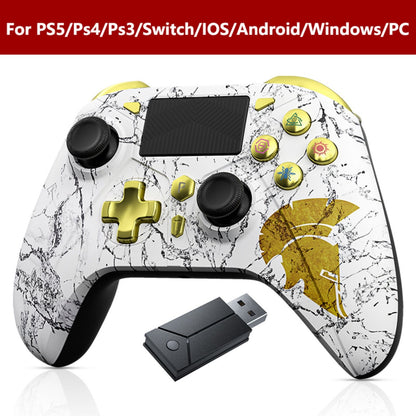 Wireless Controller For PlayStation5/PS5/PS4/PC/iOS/Switch,Game Joystick 6-Axis Gyro,Dual Vibration,Turbo,Remote Control Gamepad