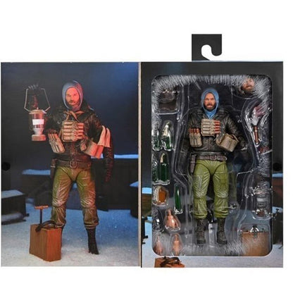 NECA 7 polegadas O Enigma de Outro Mundo Ultimate Macready (Último Confronto) Figura de Ação de PVC Modelo de Brinquedo Decoração Presentes