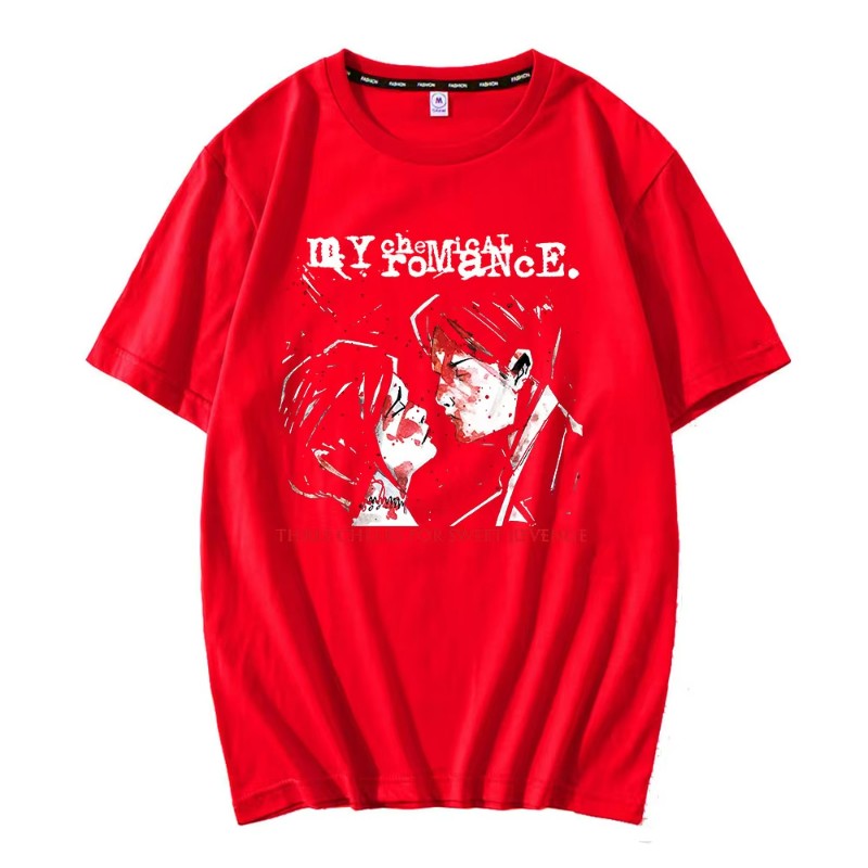 Hot Sale Couple Tshirts My Chemical Romance Mcr Dead Emo Popular Style 100% Cotton T-shirts Fashion Funny Comfortable T-shirt